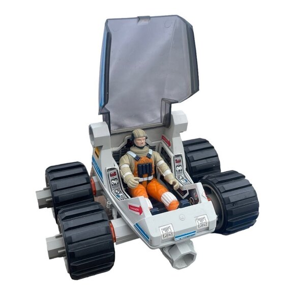 1984 ROBOTIX R-2000 M.M.B.S. COCKPIT ,4 WHEELS, W/FIGURE - Picture 1 of 11
